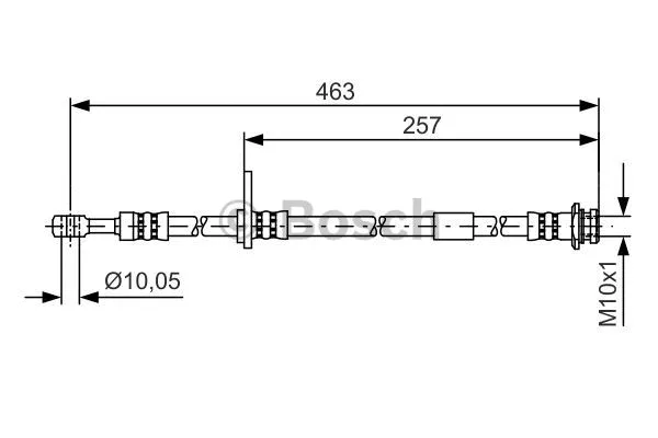 Brake Hose (1 987 481 401)