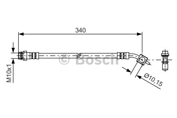 Brake Hose (1 987 481 424)