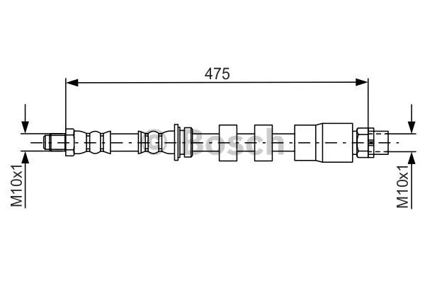 Brake Hose (1 987 481 678)