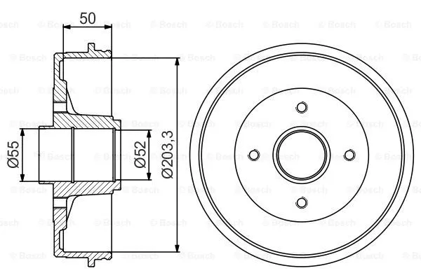 Brake Drum (0 986 477 171)