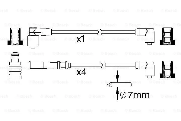 Ignition Cable Kit (0 986 357 186)