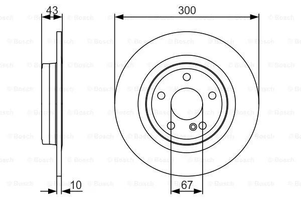 Brake Disc (0 986 479 A38)