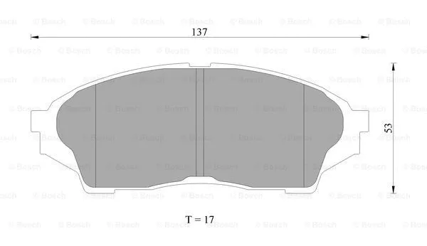 Brake Pad Set, disc brake (0 986 AB2 283)