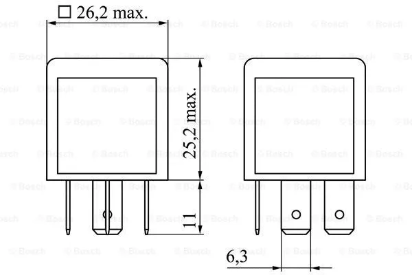 Relay, main current
