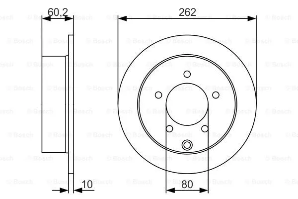 Brake Disc (0 986 479 A41)