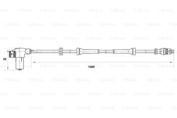 Sensor, wheel speed (0 265 006 427)