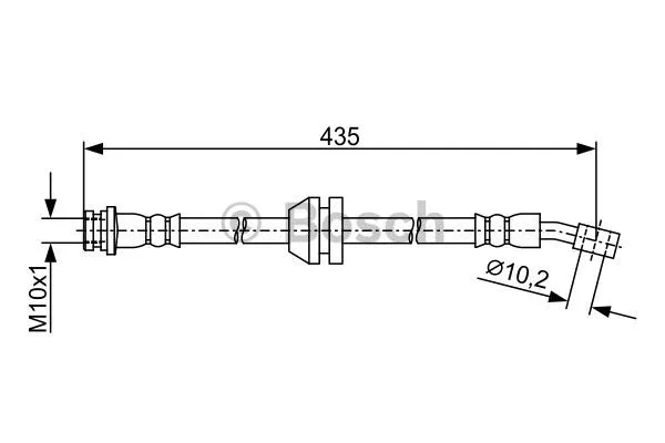 Brake Hose (1 987 481 939)