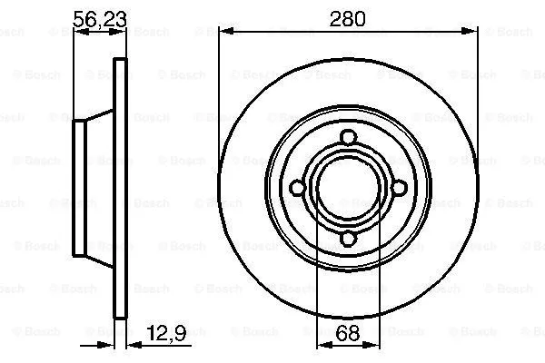 Brake Disc (0 986 478 131)