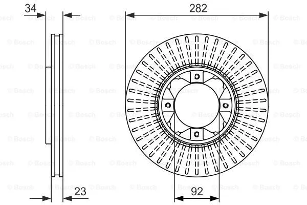 Brake Disc (0 986 479 868)