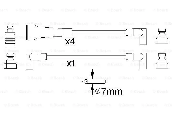 Ignition Cable Kit (0 986 356 824)