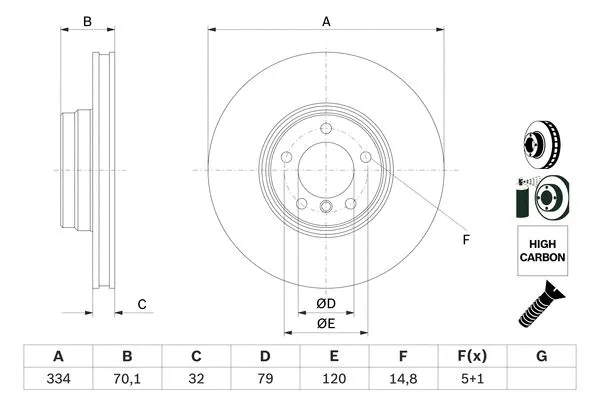 Brake Disc (0 986 478 623)