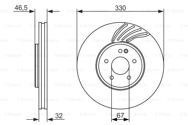 Brake Disc (0 986 479 719)