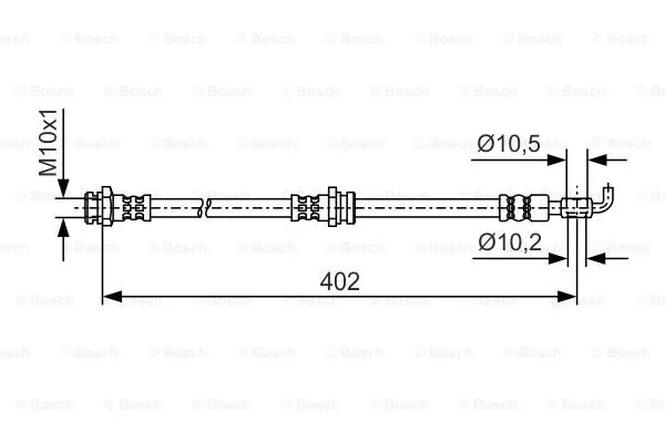 Brake Hose (1 987 481 A46)