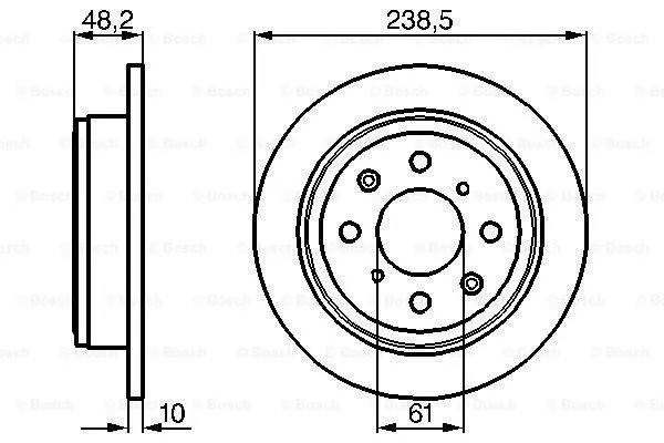 Brake Disc (0 986 478 350)