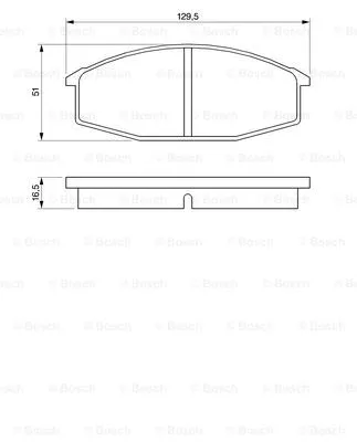 Brake Pad Set, disc brake (0 986 424 192)