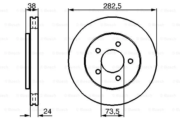 Brake Disc (0 986 478 983)
