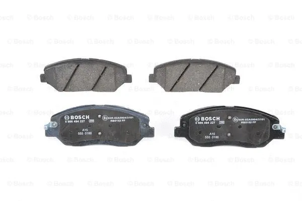 Brake Pad Set, disc brake (0 986 494 227)