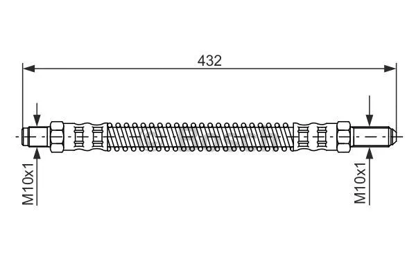 Brake Hose (1 987 476 584)