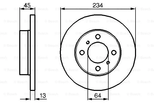 Brake Disc (0 986 478 636)