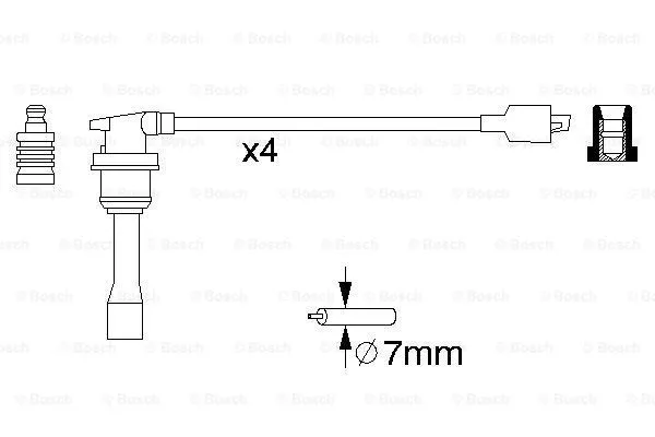 Ignition Cable Kit (0 986 356 782)