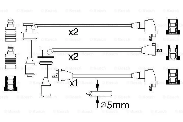 Ignition Cable Kit (0 986 356 934)