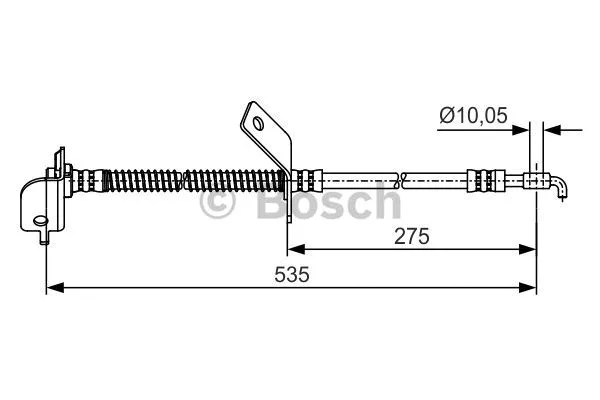 Brake Hose (1 987 481 415)