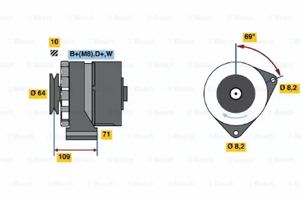 Alternator (0 120 469 997)