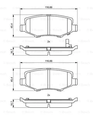 Brake Pad Set, disc brake