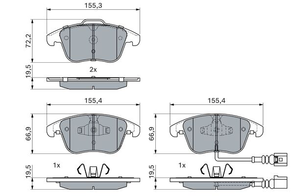 Brake Pad Set, disc brake