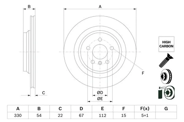 Brake Disc (0 986 479 E97)
