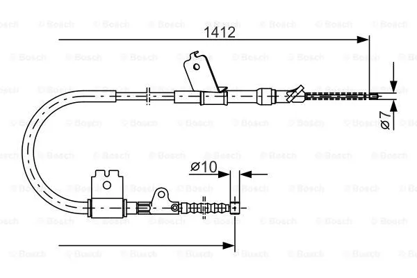 Cable Pull, parking brake