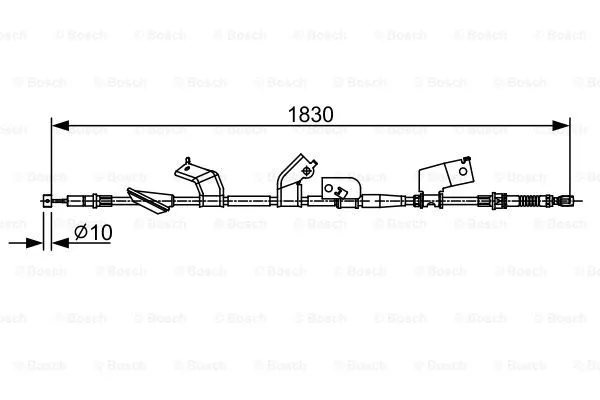 Cable Pull, parking brake (1 987 482 577)
