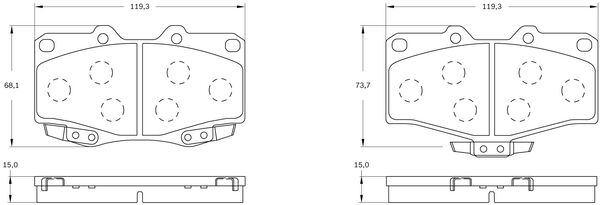 Brake Pad Set, disc brake