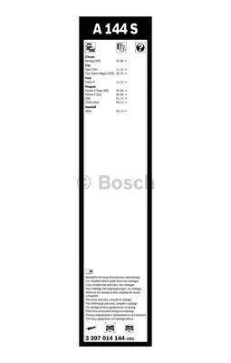 Wiper Blade (3 397 014 144)