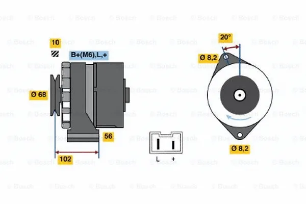 Alternator (9 120 144 278)