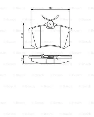 Brake Pad Set, disc brake (0 986 495 231)