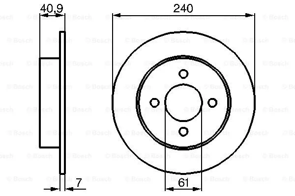 Brake Disc (0 986 479 104)