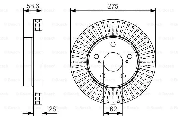 Brake Disc (0 986 479 T18)