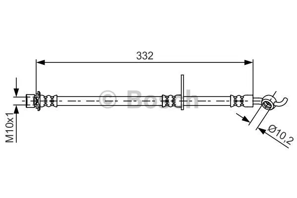 Brake Hose (1 987 481 655)