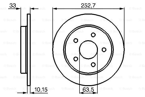 Brake Disc (0 986 478 196)