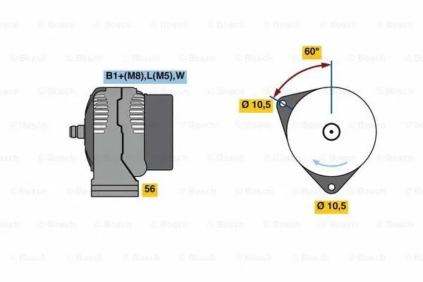 Alternator (0 124 525 147)
