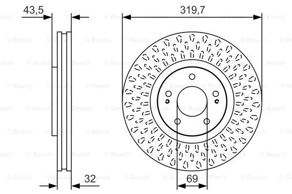 Brake Disc (0 986 479 T01)