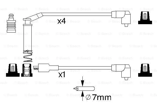 Ignition Cable Kit (0 986 357 127)