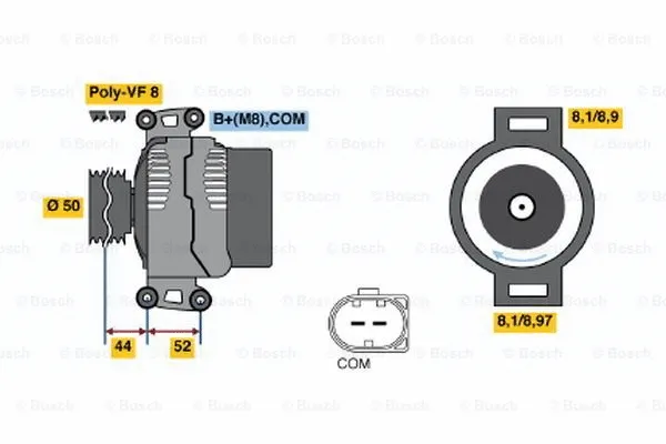 Alternator (0 986 047 620)