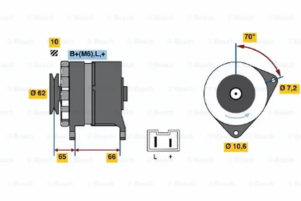 Alternator (0 986 031 711)