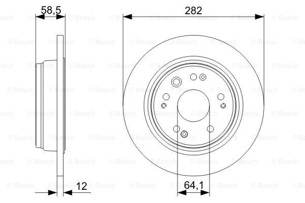Brake Disc (0 986 479 361)