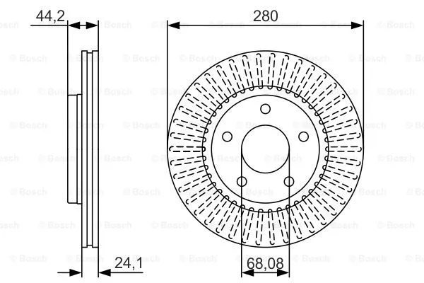 Brake Disc (0 986 479 A19)