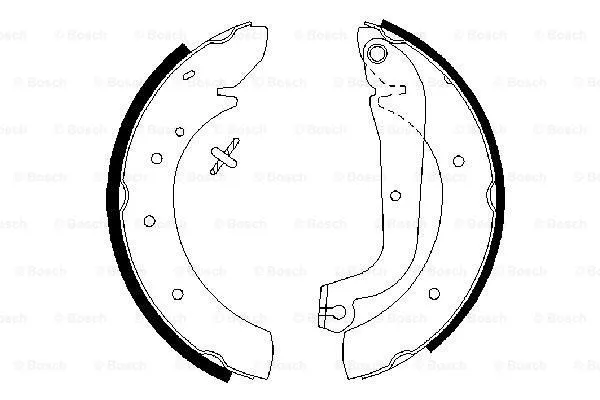 Brake Shoe Set (0 986 487 313)