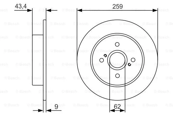 Brake Disc (0 986 479 V07)