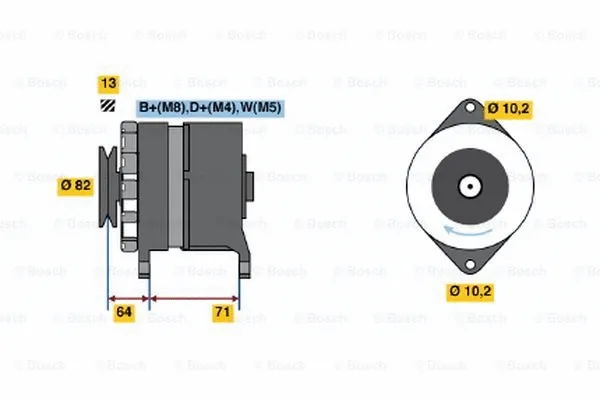 Alternator (0 120 468 116)